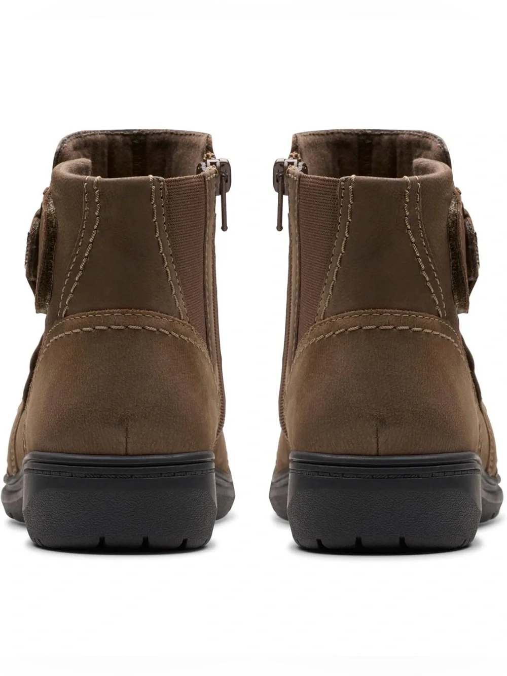 🖤🖤 Clarks Women's Carleigh Style Boots Mushroom Nubuck 7M